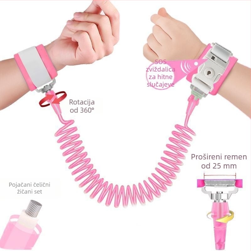 Dječji sigurnosni narukvica-privjesak za hodanje, sprječava gubitak, Marka: Unique, Materijal: Other, Uvoz: Ne, Dob: Drugo