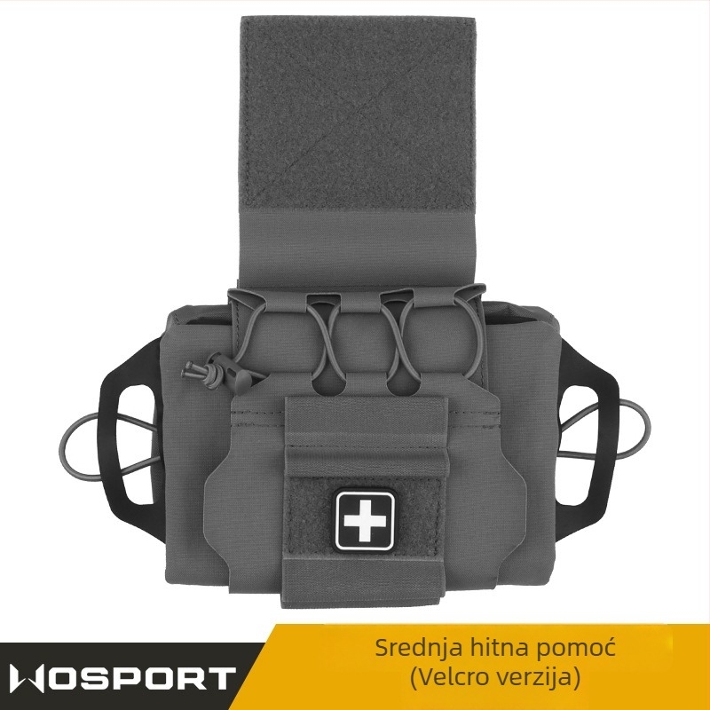 Wosport Unisex taktička vesta od matnog najlona – proširivi kapacitet, vanjska vojna torba, Zima 2023