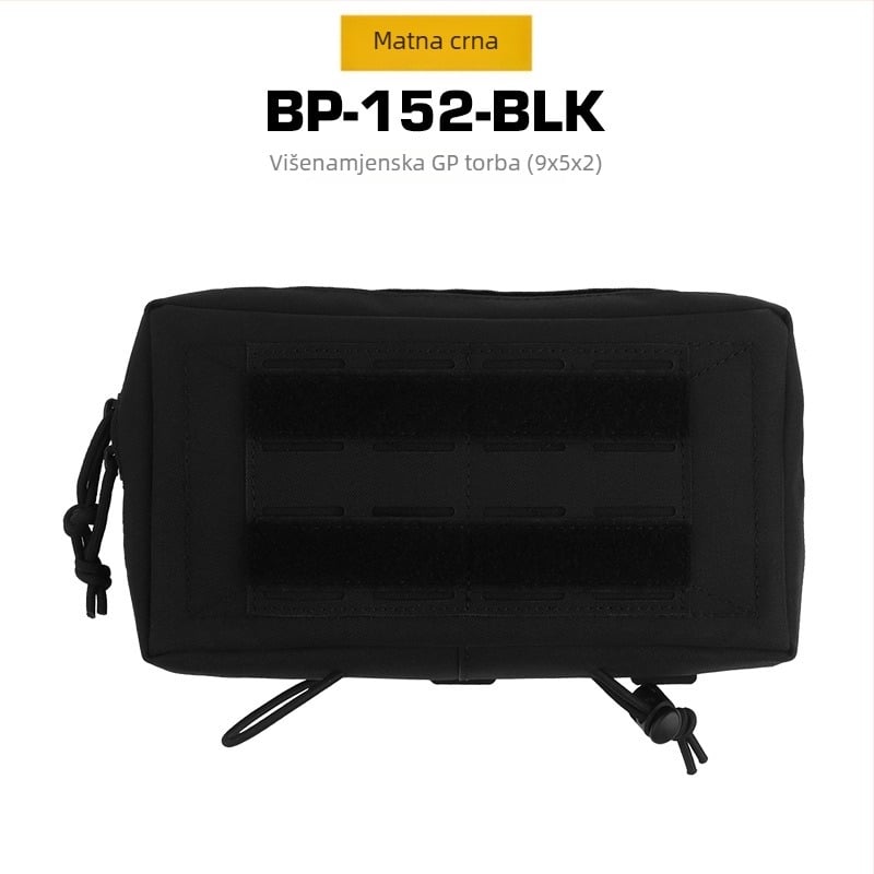 Taktična torba oko pojasa s MOLLE za outdoor aktivnosti — mat nylon, WOSPORT, unisex, lagana, otporna