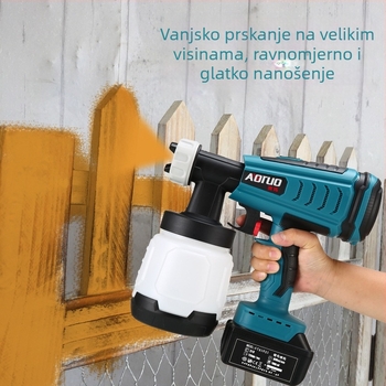 Aotuo pištolj za raspršivanje bez četkica, visokonaponski električni alat za kućnu latex boju