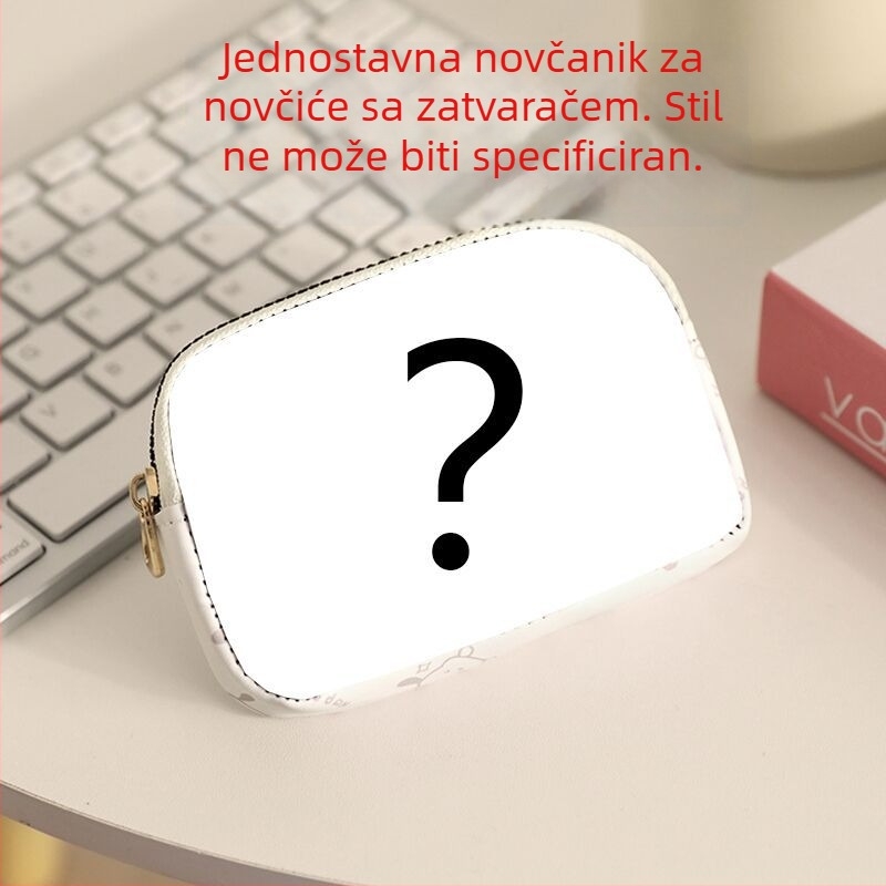 Novčanik od platna, s jednim preklopom, sklopiv, proljeće 2025