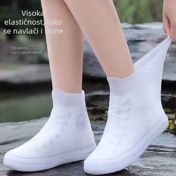 Navlake za cipele za kišu za muškarce i žene, protuklizne i vodootporne, debele i otporne na habanje, materijal: TPE, unisex