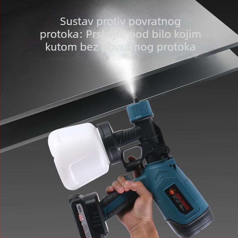 Mingsheng Punjiva litij-ionska baterija Električni sprej pištolj, 900 ml spremnik, mlaznica 1,8 mm, 220 V, neto težina 1,5 kg