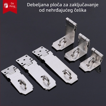 Brava za ormarske vrata, 201 nehrđajući čelik, brušena površina, moderni minimalistički stil