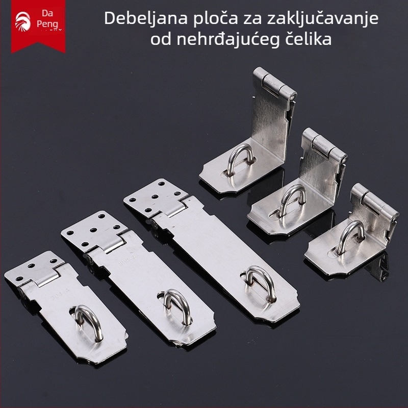 Brava za ormarske vrata, 201 nehrđajući čelik, brušena površina, moderni minimalistički stil