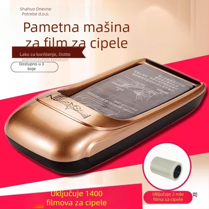 Potpuno automatski stroj za navlake za cipele, vodootporan, plastična konstrukcija, biorazgradivi materijal