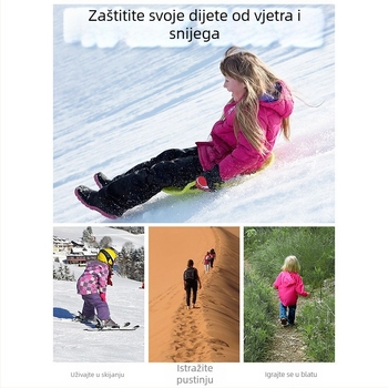 Dječji snježni zaštitni štitnici za noge za zimske šetnje, zaštita od snijega i pijeska, Materijal: drvo; Stil: dnevna rekreacija; Sezona: proljeće