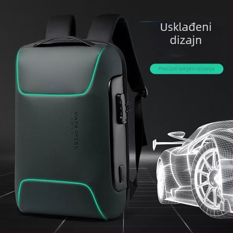 MARK RYDEN ruksak protiv krađe za poslovna putovanja MR9116, Oxford tkanina, kapacitet 20–35 L, vodootporan