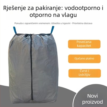 Torba za ekspresno pakiranje s logotipom, čvrsta tkana torba od PP+PE filma, s automatskim zatvaranjem, debljina 160/180, nosivost 60/100