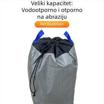 Torba za ekspresno pakiranje s logotipom, čvrsta tkana torba od PP+PE filma, s automatskim zatvaranjem, debljina 160/180, nosivost 60/100
