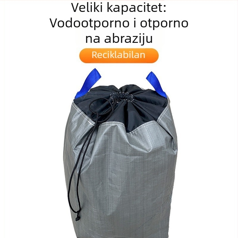 Torba za ekspresno pakiranje s logotipom, čvrsta tkana torba od PP+PE filma, s automatskim zatvaranjem, debljina 160/180, nosivost 60/100