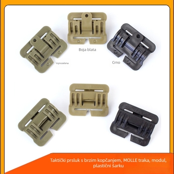Taktička vesta s plastičnim kopčom, MOLLE traka modul, model 65, otpornost na habanje, proširenje