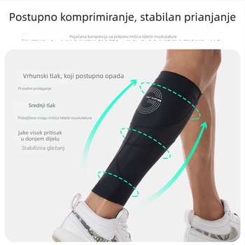 Kompresivne listne štitnike za nogomet i biciklizam, lagane, prozračne, otporne na udarce, noćno reflektirajuće