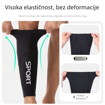 Kompresivne listne štitnike za nogomet i biciklizam, lagane, prozračne, otporne na udarce, noćno reflektirajuće