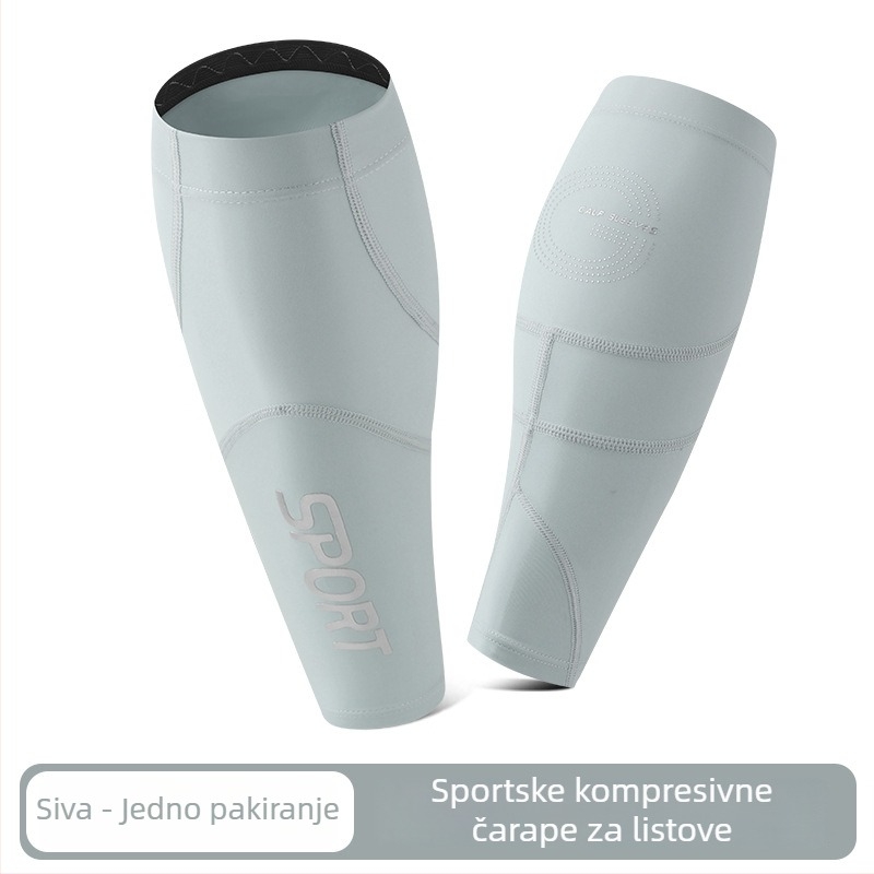 Kompresivne listne štitnike za nogomet i biciklizam, lagane, prozračne, otporne na udarce, noćno reflektirajuće
