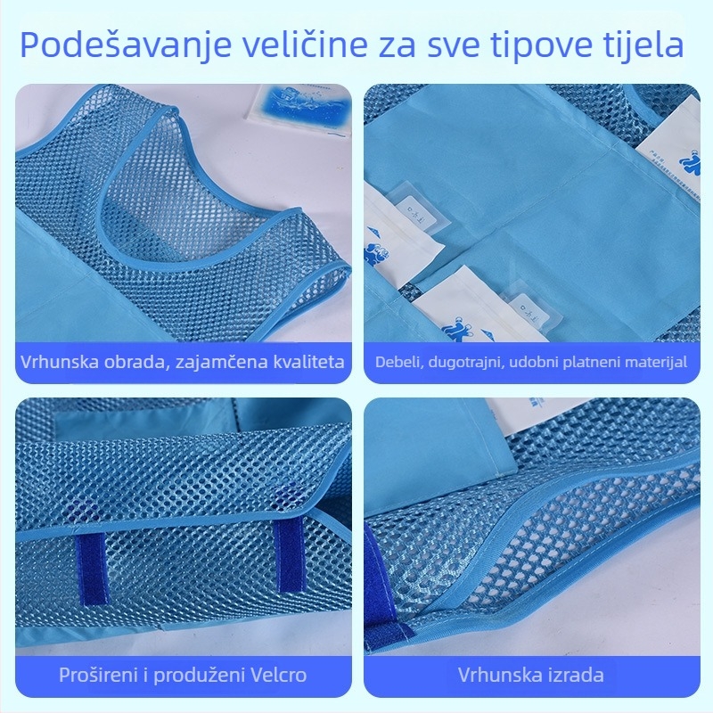 Hlađenje vest s ledenim paketima – podijeljeni dizajn, PC+PE, Taodun, Težina: 300