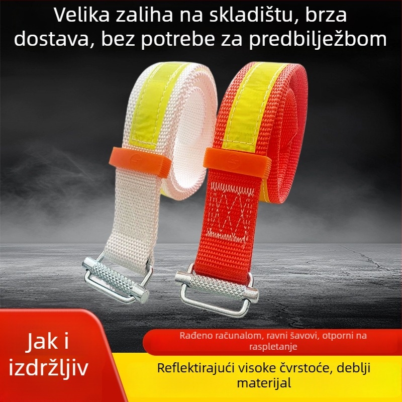 Pojas sigurnosti za rudarstvo s polipropilenskim pojasom i užetom, nosivost 100 kg, duljina užeta 120 cm