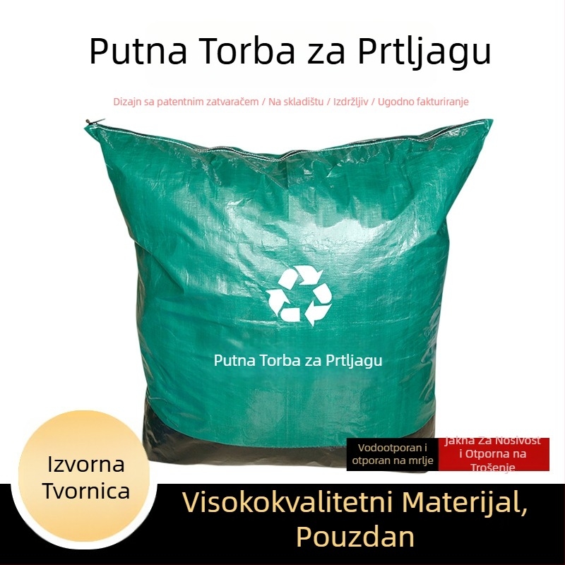 Velika vodootporna pletena torba za prtljagu