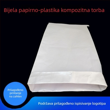 Kompozitna tkana torba - Kraft papir s PP premazom, debljina vlakana 70, nosivost 25 kg, tisak 20213