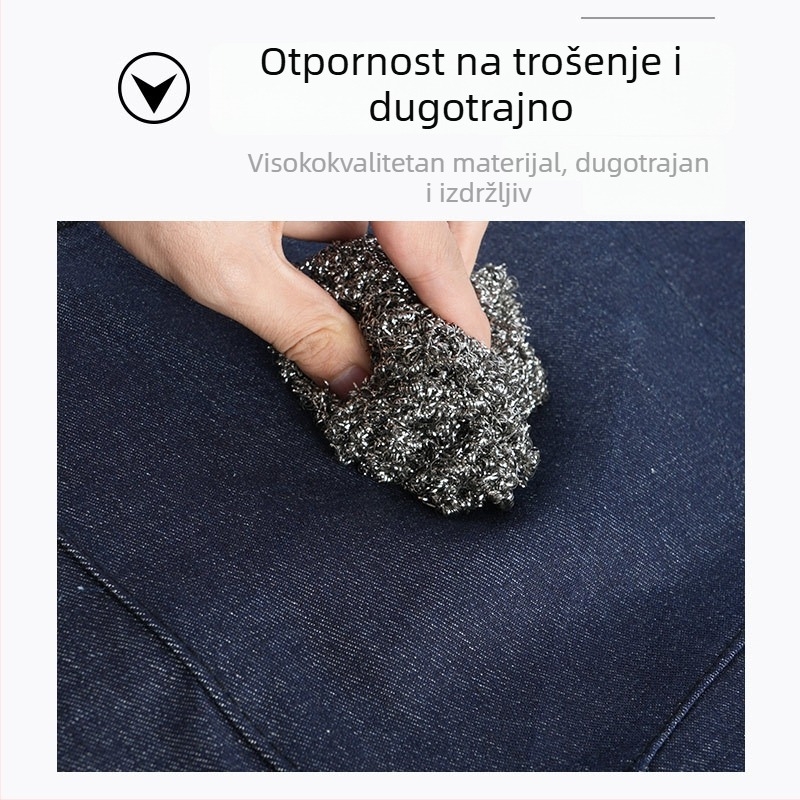 Denim radni smock s dugim rukavima, produžen, otporan na zaprljavanje i habanje, debeli radni komad za radionice i skladišta, 800 g