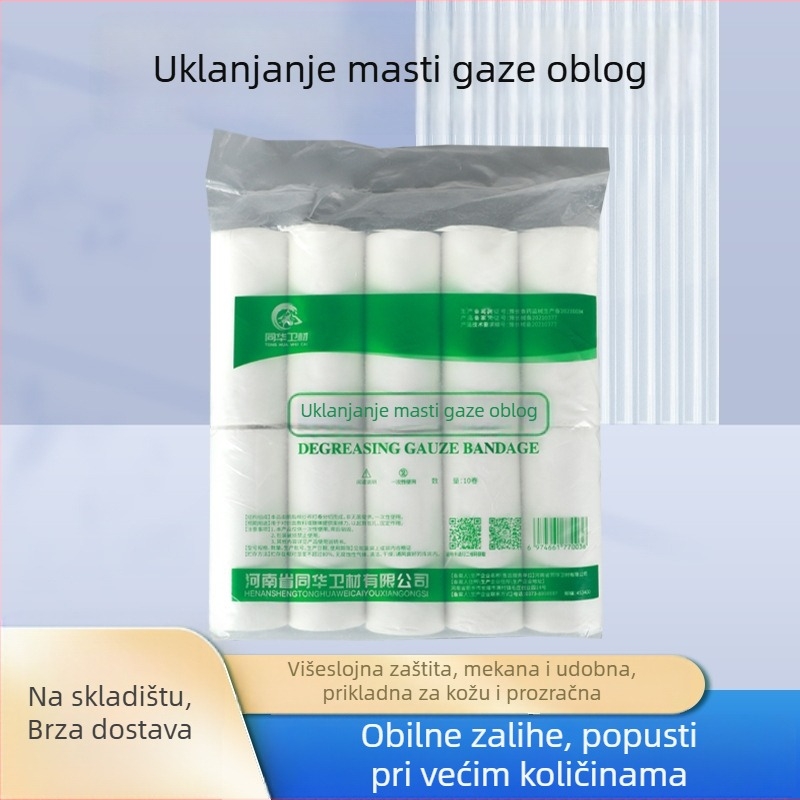 Medicinski zavoj od gaze, upijajući pamuk, zavoj za rane, Tonghua marka, za bolnice i klinike