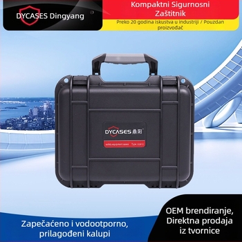 Dingyang D2812 Prijenosni kovčeg za alate i opremu, vodootporan plastični kufer, nosivost 100 kg