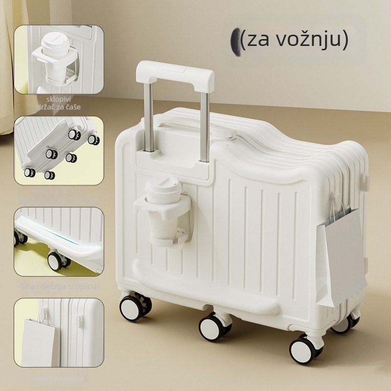 Novi dječji putni kovčeg, unisex, praktični sjedala kolica s 6 kotača, zaključavanje na šifru, obiteljski set
