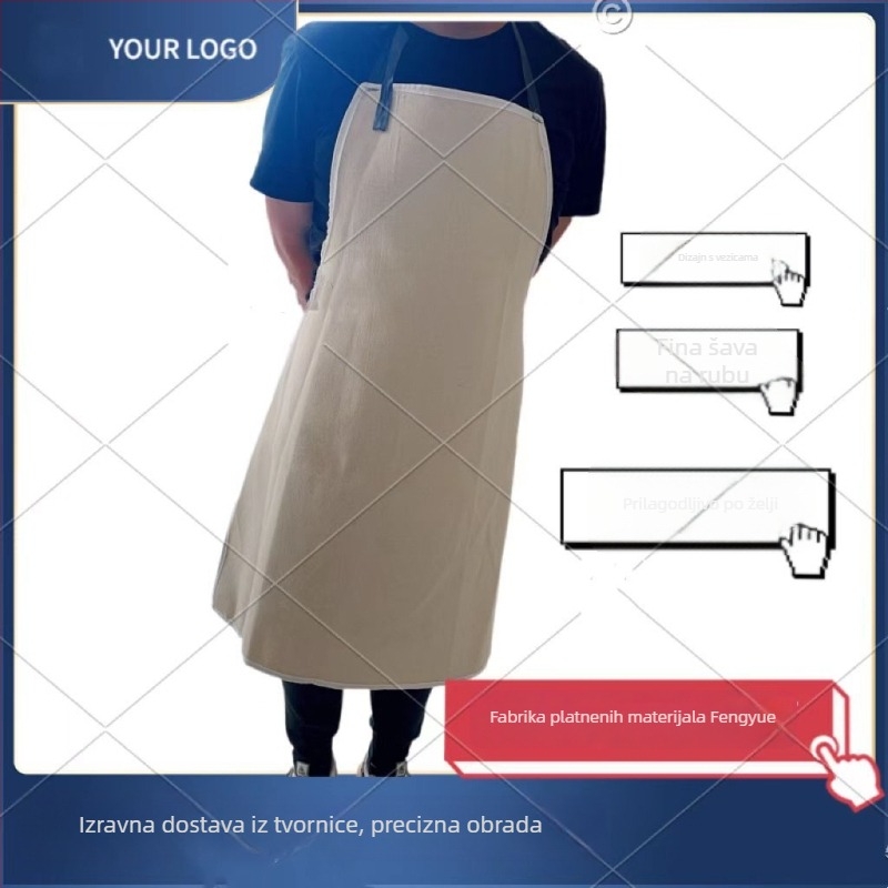Fengyue poliesterska zavarivačka pregača za tvornicu, 1500 g, unisex