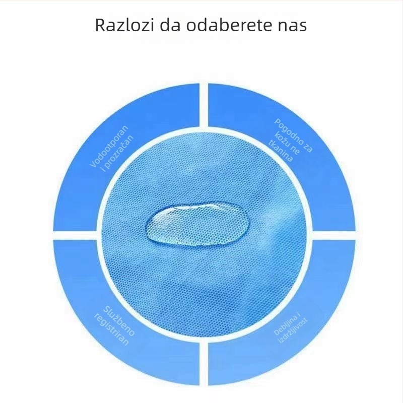Jednokratno SMS izolacijsko haljina, od netkanog materijala, otporna na prašinu, težina 100