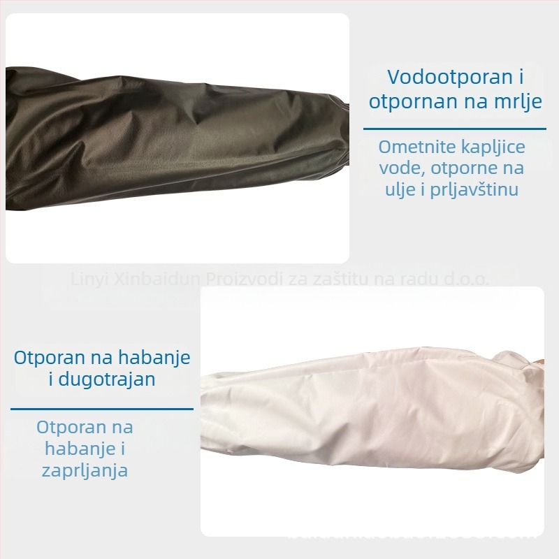 Xin Minghao PU zaštitni rukav za industrijsku kuhinju, vodootporan i otporan na ulje, ekstra velika, za preradu hrane u tvornici, težina 1000
