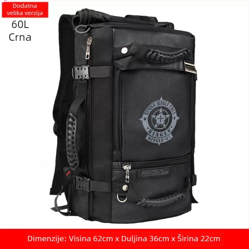 Ruksak 56-75L, Oxford tkanina, vodootporan, naramenice s zračnom jastukom, kompatibilan s 15-inčnim prijenosnim računalom