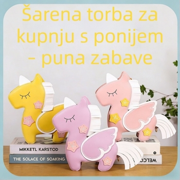 DIY komplet za izradu torbice s jednorogom za djecu – sladak crtani dizajn, ručno izrađena crossbody torba