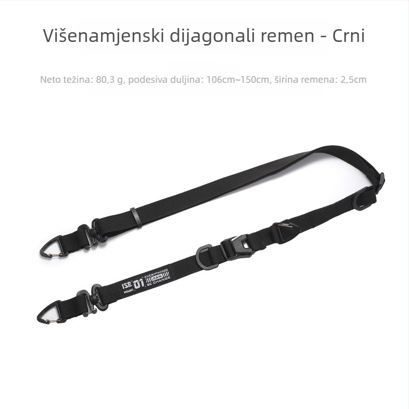 Vanjski višefunkcionalni naramenjnik s prilagodljivom duljinom i proširivim crossbody kaišem | Brand ISE MOUNT