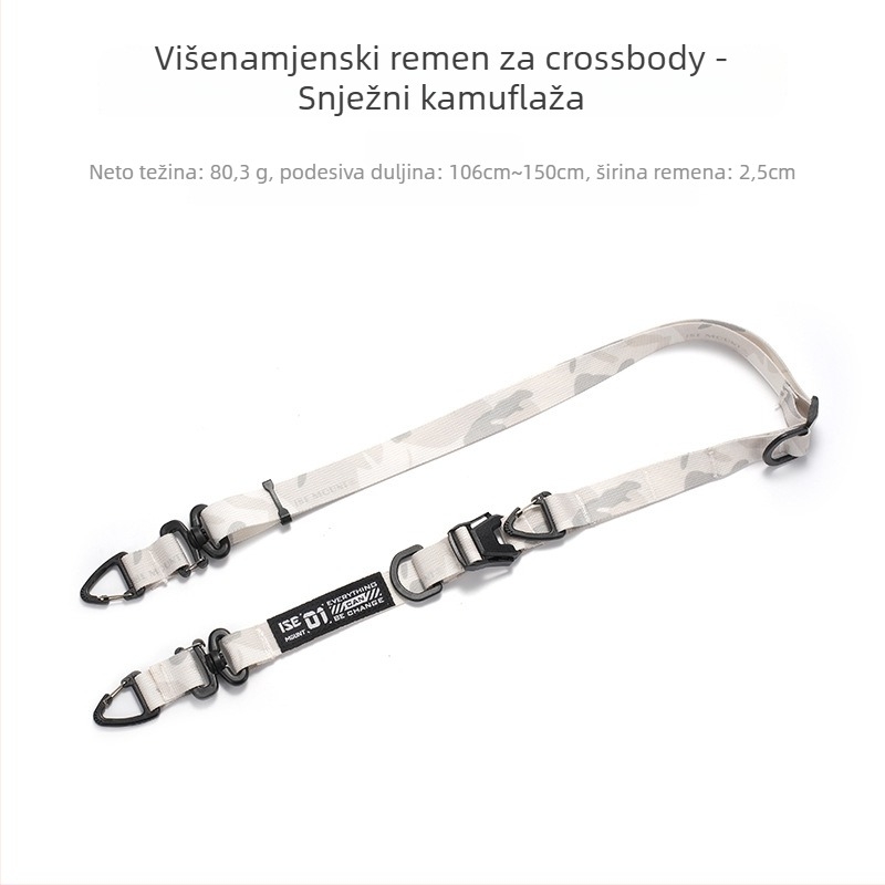 Vanjski višefunkcionalni naramenjnik s prilagodljivom duljinom i proširivim crossbody kaišem | Brand ISE MOUNT