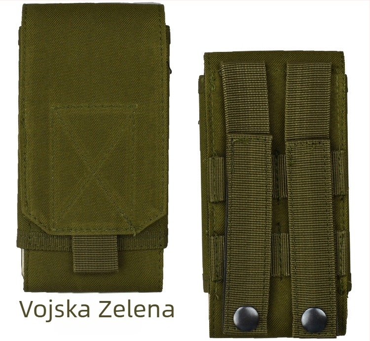 Unisex taktička pojasna torba za outdoor aktivnosti, vodootporna, ultra lagana, Oxford platno, za sport i nošenje mobitela