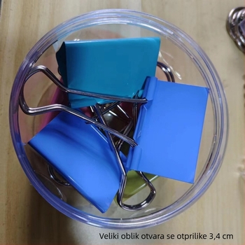 Metalni veliki klips s dugim repom za dokumente – uredski klips za datoteke