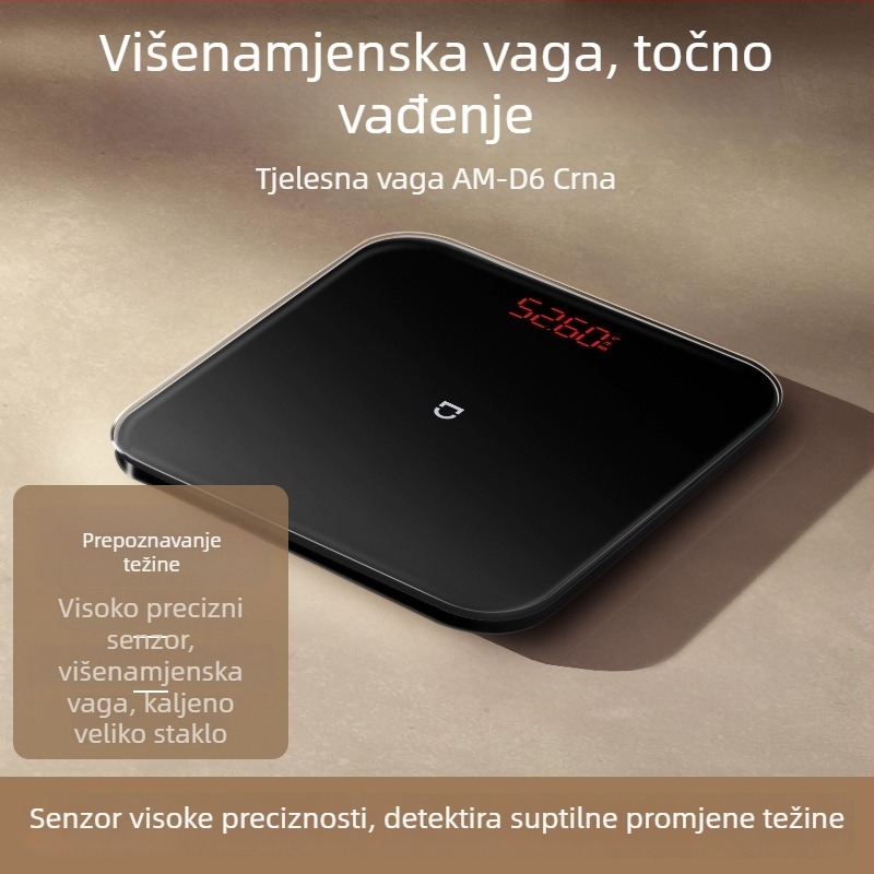 Benbo vaga tjelesne mase i masnoće — pametna, precizna digitalna vaga za kućnu upotrebu, model 2026