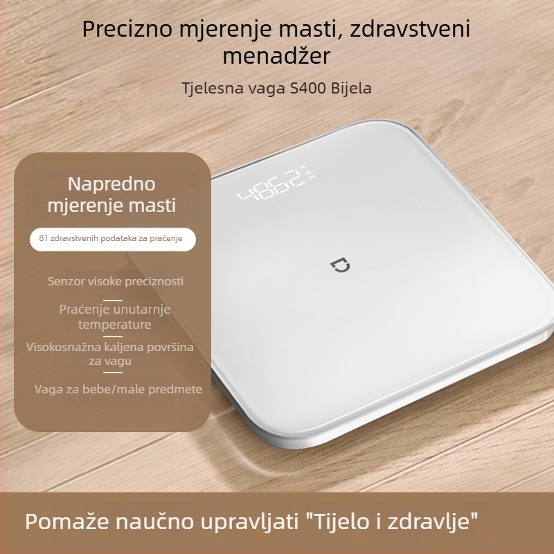 Benbo vaga tjelesne mase i masnoće — pametna, precizna digitalna vaga za kućnu upotrebu, model 2026