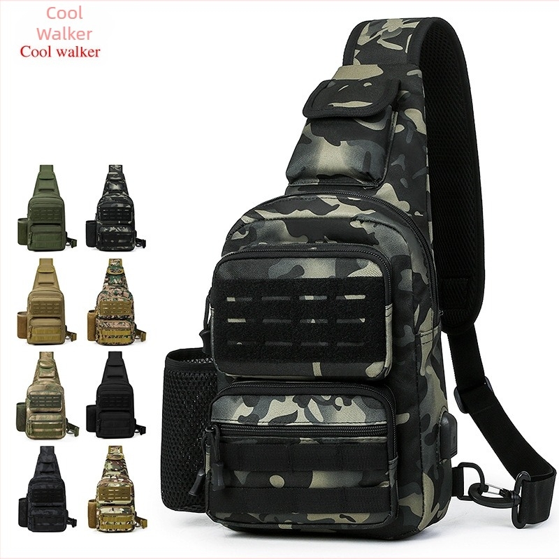 Cool Walker prsna torbica s USB priključkom, najlon, vodootporna, lagana, unisex