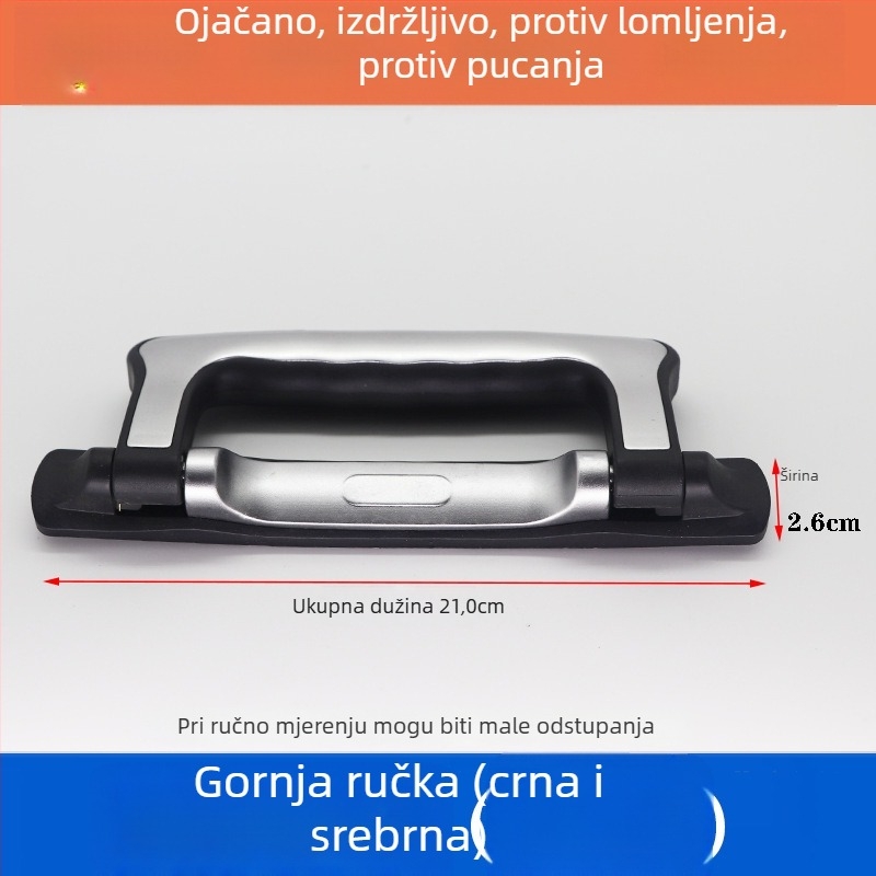 Dodatak bravi za kofer s ključem – ABS materijal, prednje otvaranje, dodaci za torbe, proljeće 2024