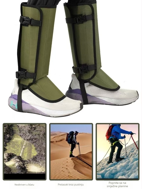 Oxfordovi štitnici za lýtu za vanjski planinski uspon — za odrasle, vodootporna zaštita stopala i listova