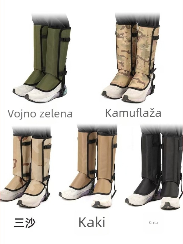 Oxfordovi štitnici za lýtu za vanjski planinski uspon — za odrasle, vodootporna zaštita stopala i listova