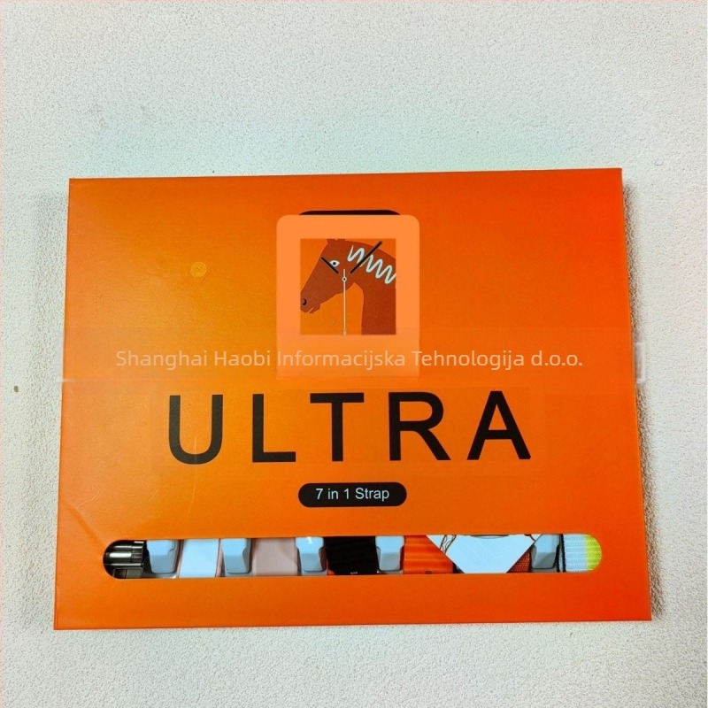 7-u-1 set pametnog sata s AMOLED zaslonom, NFC-om, vodootporan, Bluetooth pozivi, mjerenje srčane frekvencije