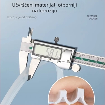 Debljeni brtveni prsten za lonac pod pritiskom, gumeni i kožni prsten, model 985, pribor za tlak lonca