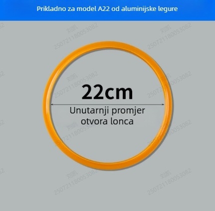 Debljeni brtveni prsten za lonac pod pritiskom, gumeni i kožni prsten, model 985, pribor za tlak lonca