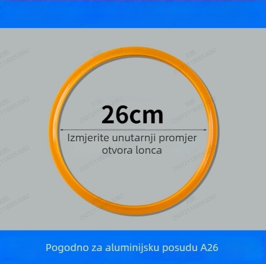 Debljeni brtveni prsten za lonac pod pritiskom, gumeni i kožni prsten, model 985, pribor za tlak lonca