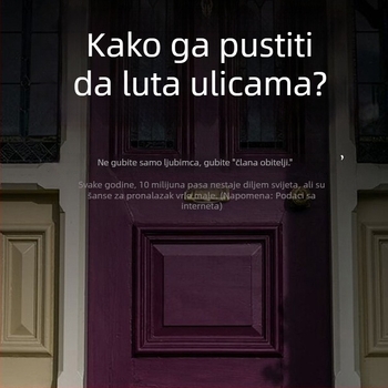 Lokator za kućne ljubimce - Narukvica za praćenje, Model F2, Bluetooth 5.0, Baterija 240, Težina 9,7 g, Kompatibilno s Androidom i iOS