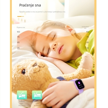 H39T Dječji pametni sat: pedometar, otkucaji srca, tjelesna temperatura, praćenje sna, podrška više jezika
