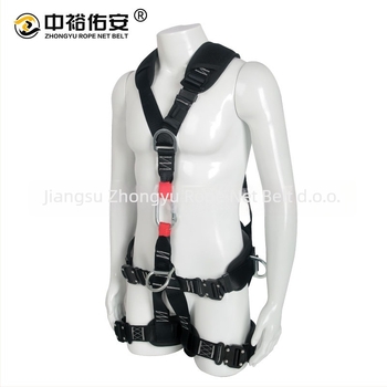 Petopojasni sigurnosni pojas za rad na visini u industriji vjetroenergije – pojas od poliestera/legiranog čelika, sigurnosna užad od najlona, Zhongyu you'an