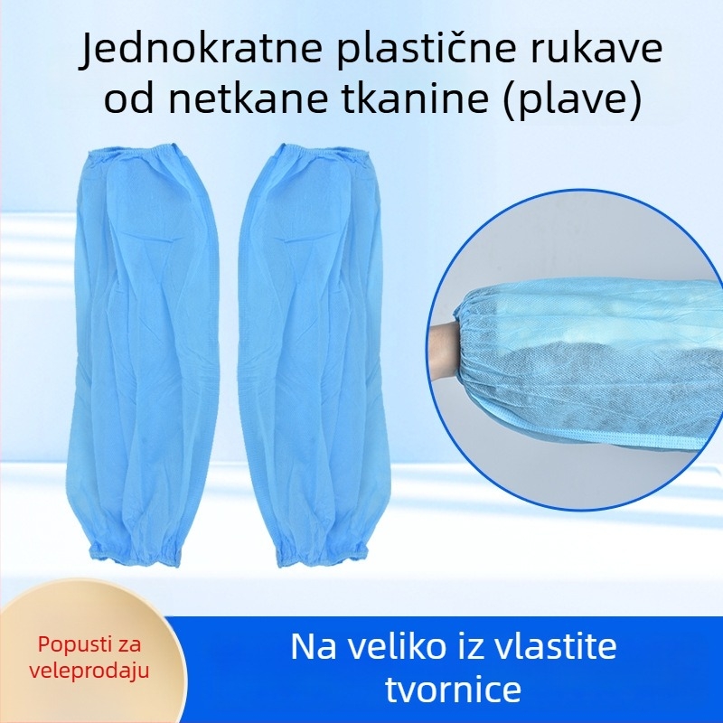 Chenfeng Jednokratne rukave za nadlakticu od netkanog materijala – otporne na prašinu, otporne na habanje, prozračne, ultra debeli, za dnevnu zaštitu